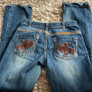 COWGIRL TUFF WOMEN'S WILD & WOOLY RIDES AGAIN Waist 30 Length 35